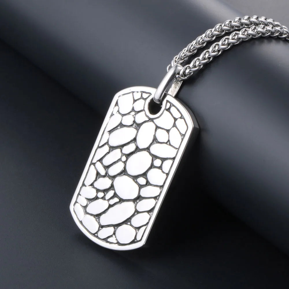 Casual Simple Style Geometric 304 Stainless Steel Men'S Pendant Necklace