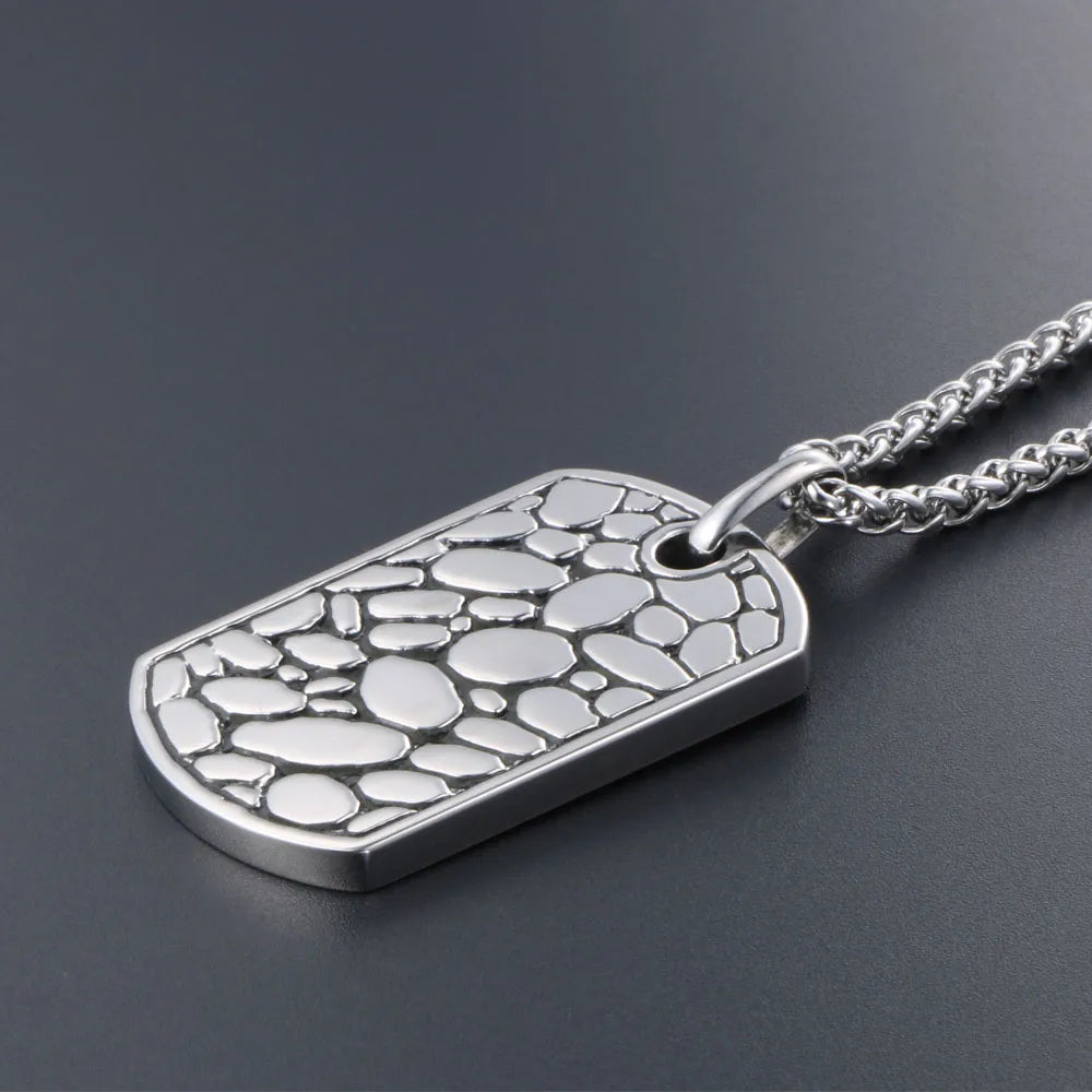 Casual Simple Style Geometric 304 Stainless Steel Men'S Pendant Necklace