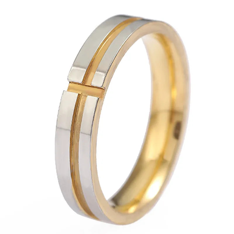 Casual Simple Style Geometric 304 Stainless Steel Unisex Rings