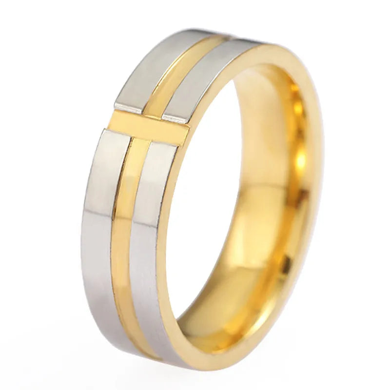 Casual Simple Style Geometric 304 Stainless Steel Unisex Rings