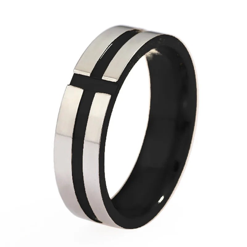 Casual Simple Style Geometric 304 Stainless Steel Unisex Rings