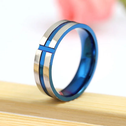 Casual Simple Style Geometric 304 Stainless Steel Unisex Rings