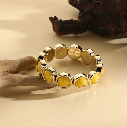 Casual Simple Style Geometric Arylic Resin Wholesale Bracelets