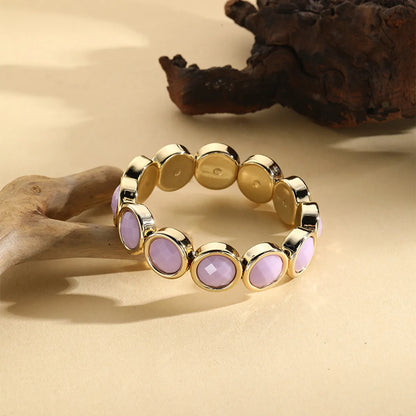 Casual Simple Style Geometric Arylic Resin Wholesale Bracelets