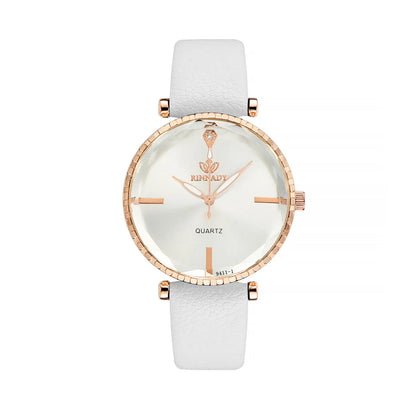 Casual Simple Style Geometric Buckle Quartz Women'S Watches