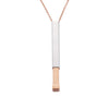 Wholesale Jewelry Casual Simple Style Geometric Customization Laser Engraving Stainless Steel Pendant Necklace