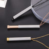 Wholesale Jewelry Casual Simple Style Geometric Customization Laser Engraving Stainless Steel Pendant Necklace