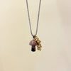 Casual Simple Style Grape Mushroom Natural Stone Titanium Steel Wholesale Pendant Necklace