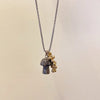 Casual Simple Style Grape Mushroom Natural Stone Titanium Steel Wholesale Pendant Necklace