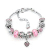 Casual Simple Style Heart Shape Alloy Wholesale Bracelets