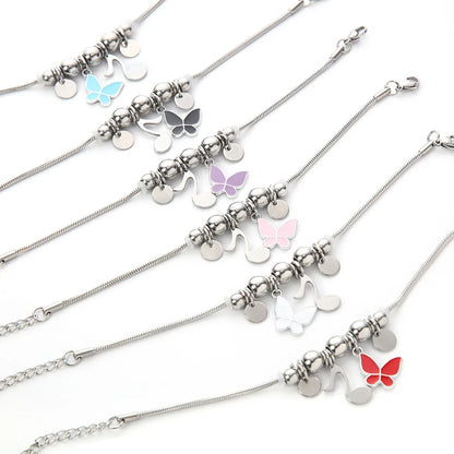 Casual Simple Style Leaf Owl Flower Alloy Wholesale Bracelets