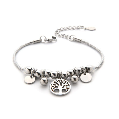 Casual Simple Style Leaf Owl Flower Alloy Wholesale Bracelets