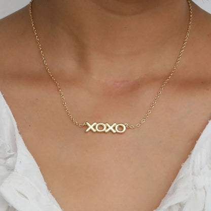 Casual Simple Style Letter Brass Pendant Necklace 1 Piece