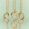 Casual Simple Style Letter Sterling Silver Plating Inlay Zircon Pendant Necklace