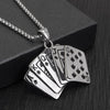 Casual Simple Style Poker 304 Stainless Steel Plating Women'S