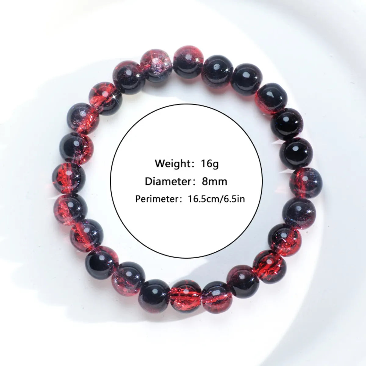 Casual Simple Style Round Artificial Crystal Wholesale Bracelets