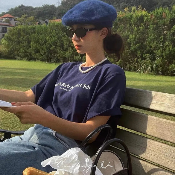 Casual Simple Style Round Imitation Pearl Titanium Steel Wholesale Necklace