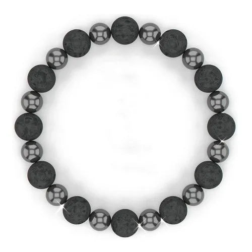 Casual Simple Style Round Natural Stone Beaded Unisex Bracelets