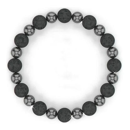 Casual Simple Style Round Natural Stone Beaded Unisex Bracelets