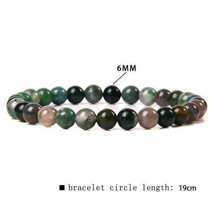 Casual Simple Style Round Natural Stone Wholesale Bracelets