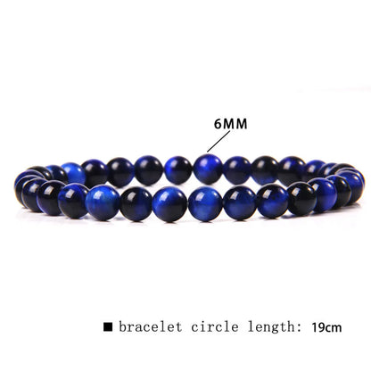 Casual Simple Style Round Natural Stone Wholesale Bracelets