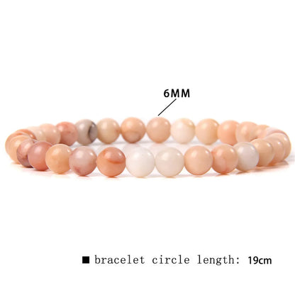 Casual Simple Style Round Natural Stone Wholesale Bracelets