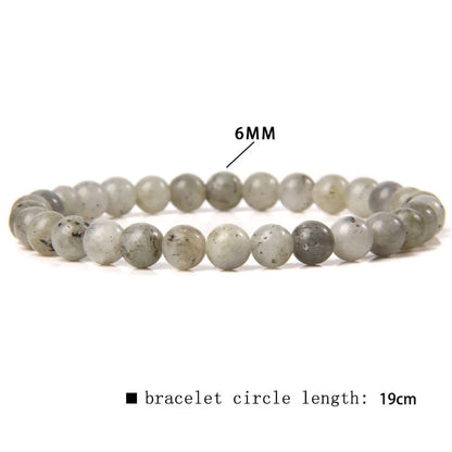 Casual Simple Style Round Natural Stone Wholesale Bracelets