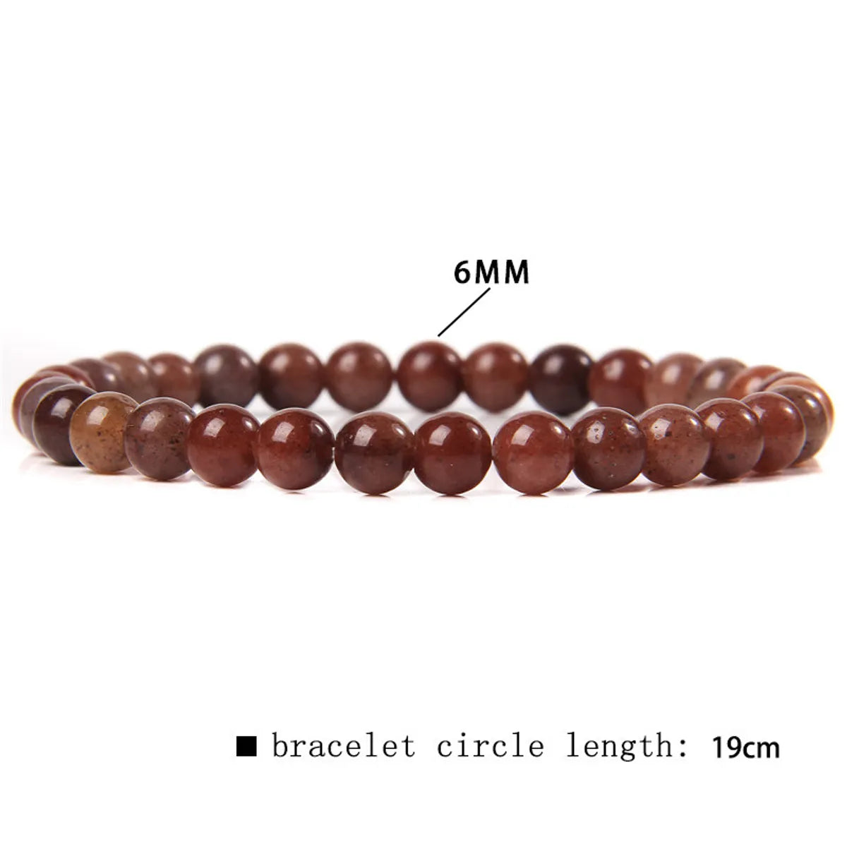 Casual Simple Style Round Natural Stone Wholesale Bracelets