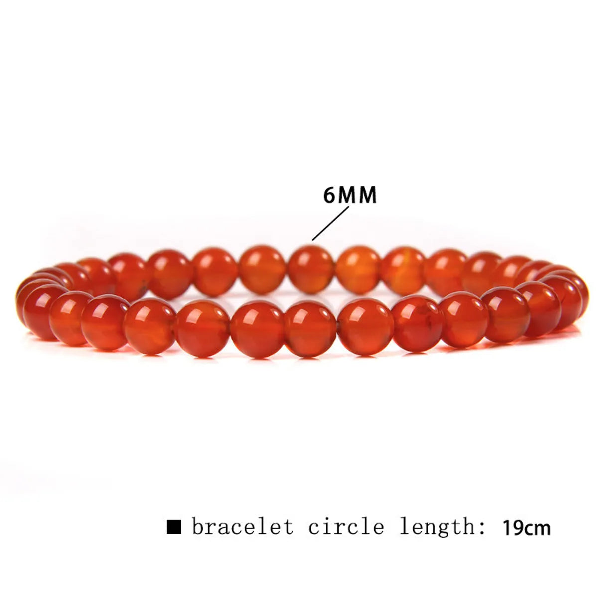 Casual Simple Style Round Natural Stone Wholesale Bracelets