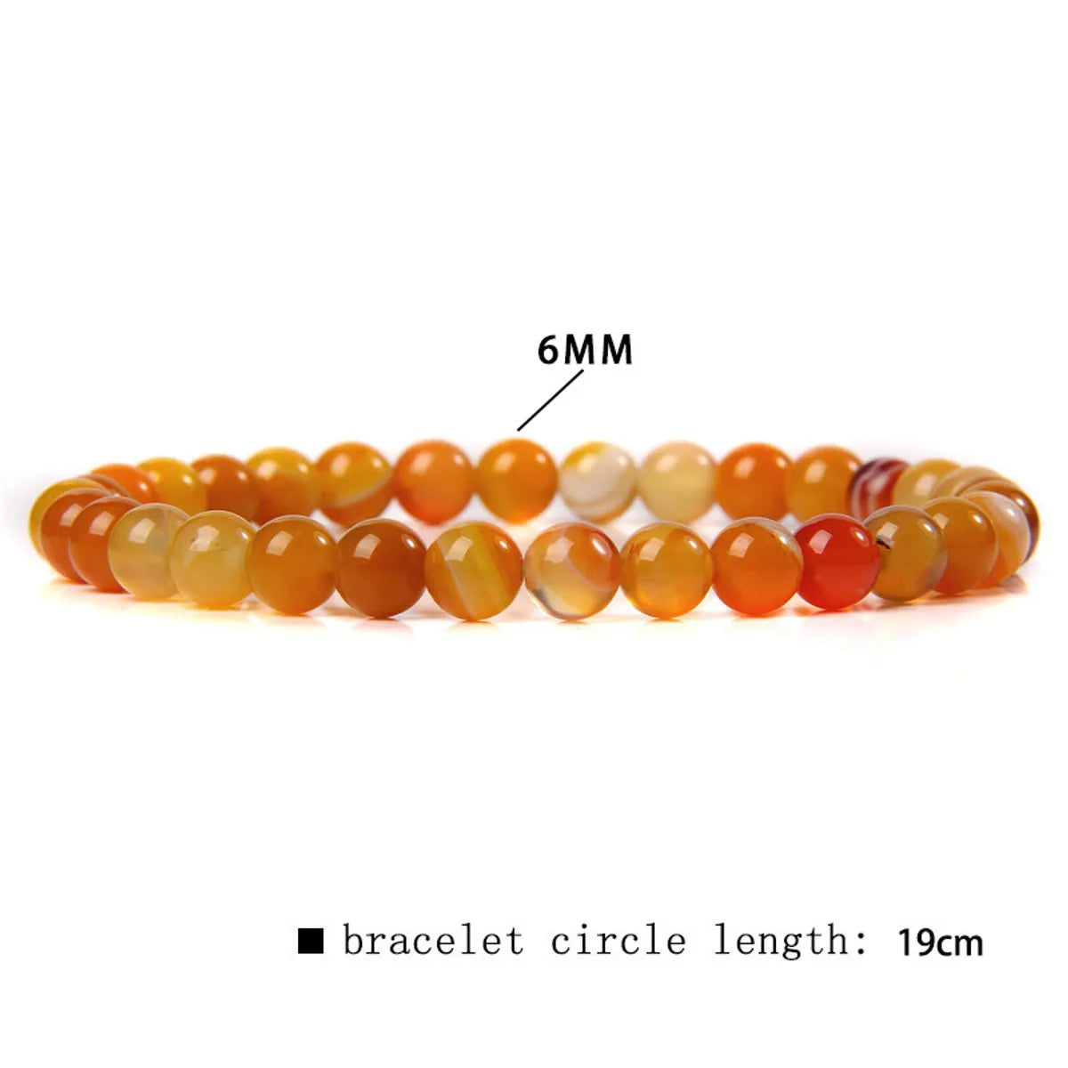 Casual Simple Style Round Natural Stone Wholesale Bracelets