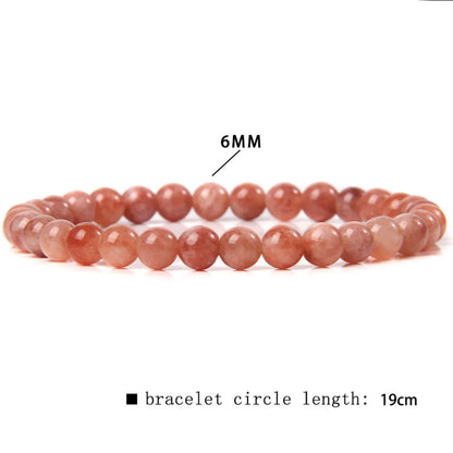 Casual Simple Style Round Natural Stone Wholesale Bracelets