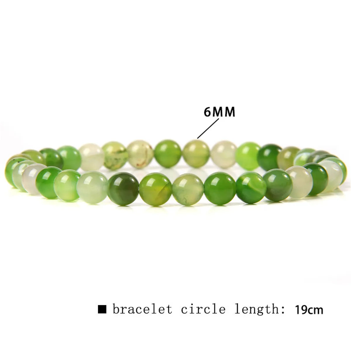 Casual Simple Style Round Natural Stone Wholesale Bracelets