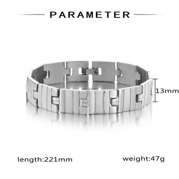 Casual Simple Style Solid Color 304 Stainless Steel Men'S Bracelets