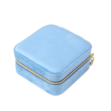 Casual Simple Style Solid Color Cloth Jewelry Boxes