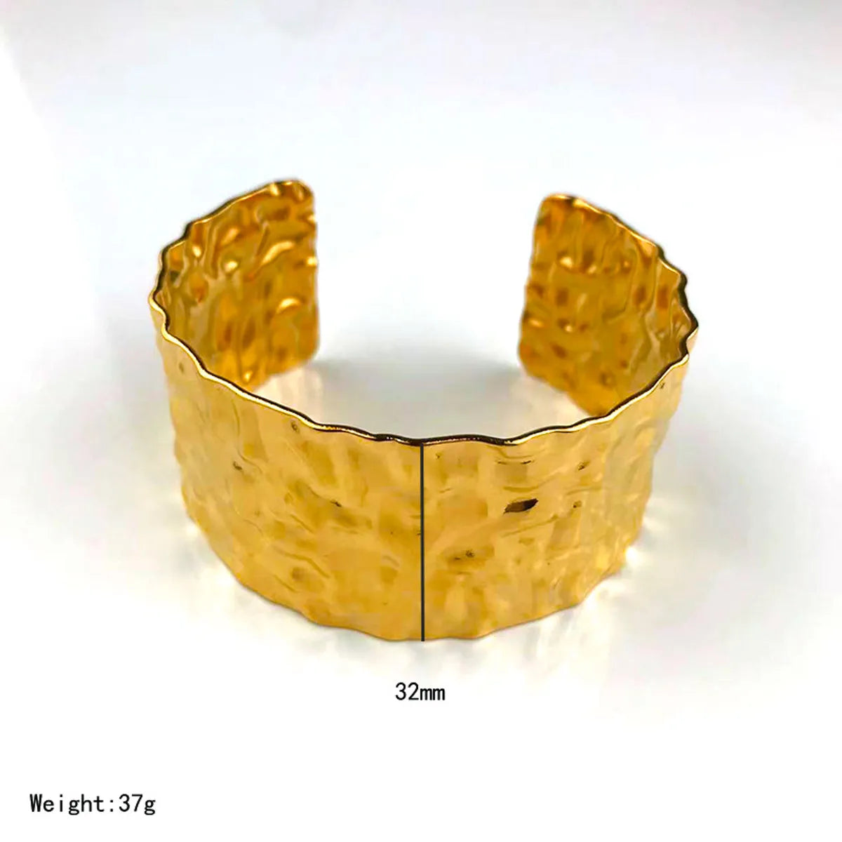 Casual Simple Style Solid Color Flower Butterfly 304 Stainless Steel 18K Gold Plated Bangle In Bulk