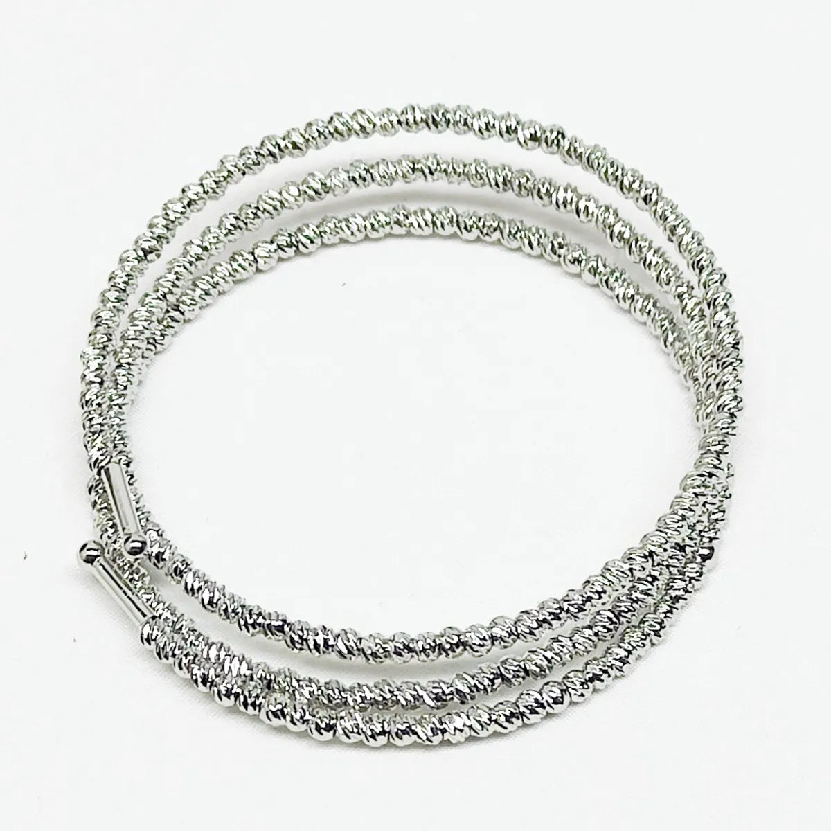 Casual Simple Style Solid Color Metal Wholesale Bangle