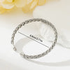 Casual Simple Style Solid Color Solid Color 304 Stainless Steel Braid Unisex Bangle
