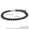 Casual Simple Style Solid Color 304 Stainless Steel Bracelets In Bulk