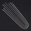 Casual Simple Style Solid Color Stainless Steel Plating Silver Plated Men'S Necklace