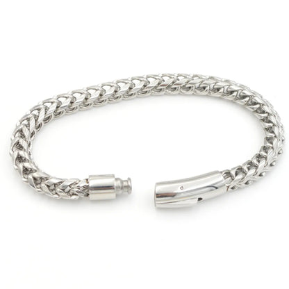 Casual Simple Style Solid Color Titanium Steel Unisex Bracelets