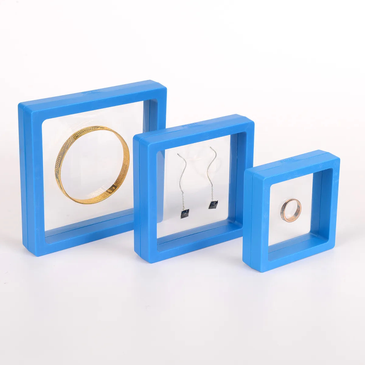 Casual Simple Style Square Tpu Plastic Jewelry Boxes