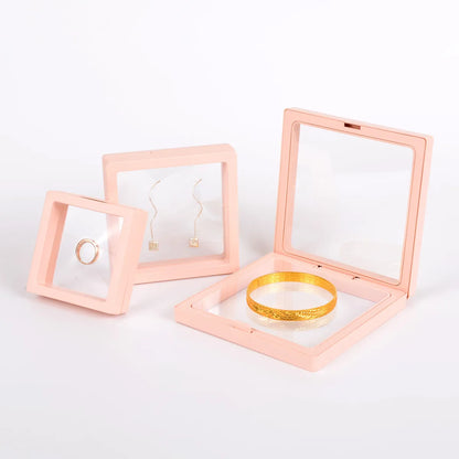 Casual Simple Style Square Tpu Plastic Jewelry Boxes