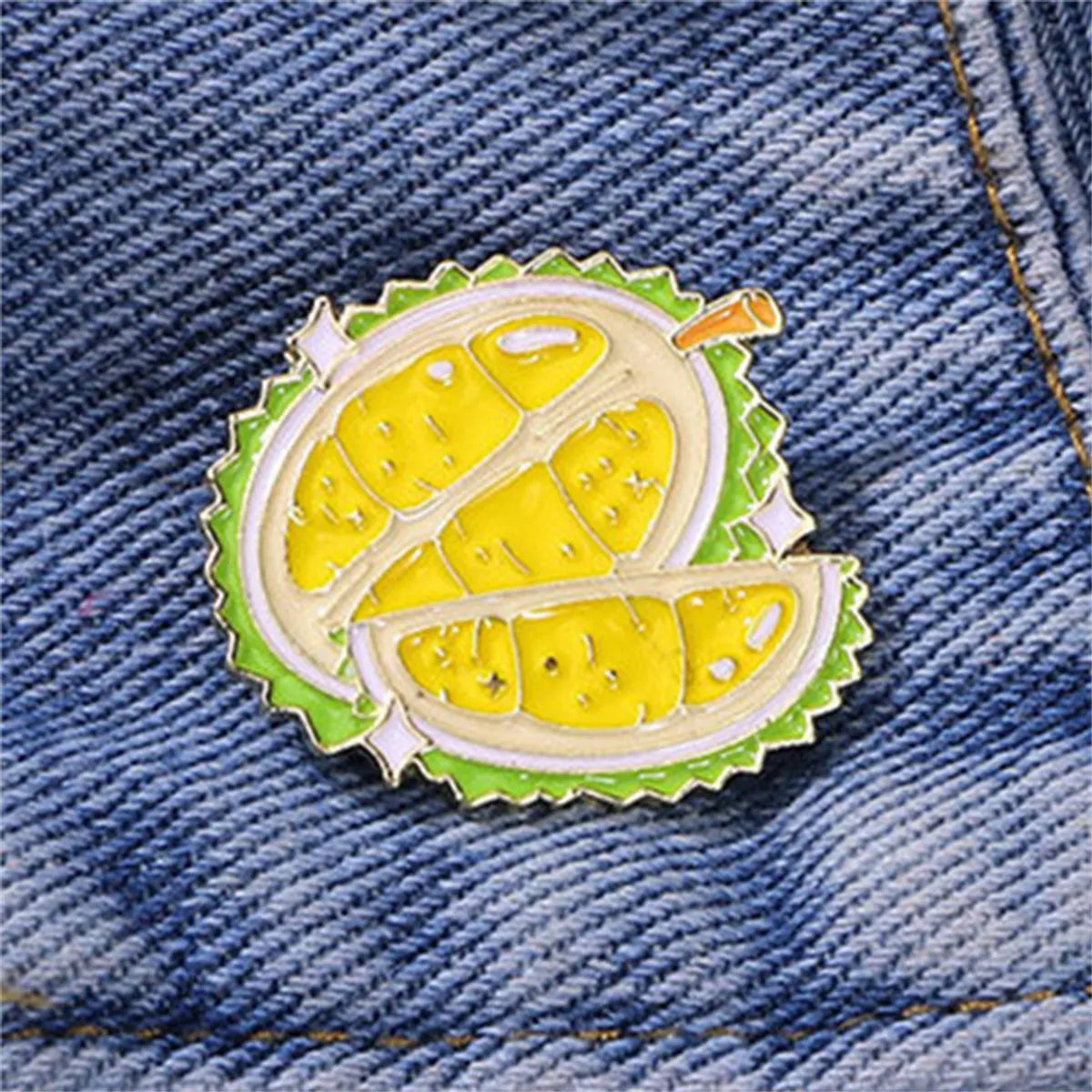 Casual Simple Style Streetwear Fruit Alloy Stamping Stoving Varnish Plating Unisex Brooches