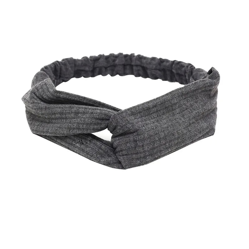 Casual Simple Style Stripe Solid Color Cloth Stripe Hair Band