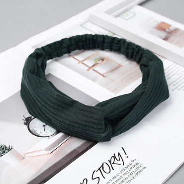 Casual Simple Style Stripe Solid Color Cloth Stripe Hair Band