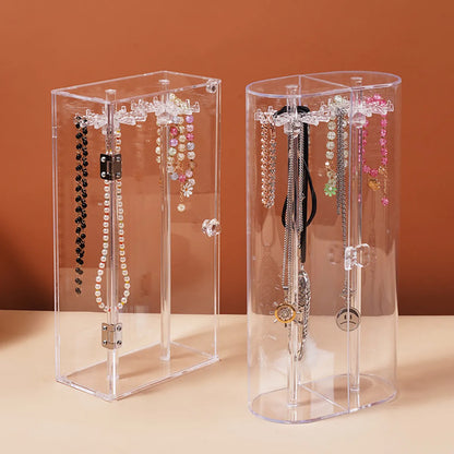 Casual Simple Style Transparent Arylic Jewelry Display