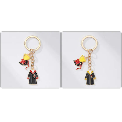 Casual Simple Style Trophy Clothes Alloy Enamel Bag Pendant Keychain