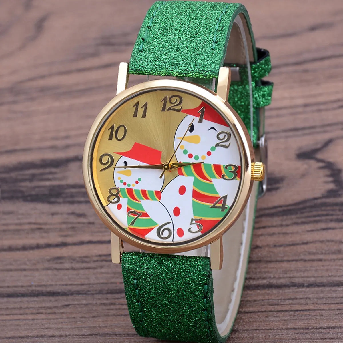 Casual Snowman Buckle Quartz Women'S Watches