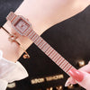Casual Solid Color Buckle Electronic Women'S Watches