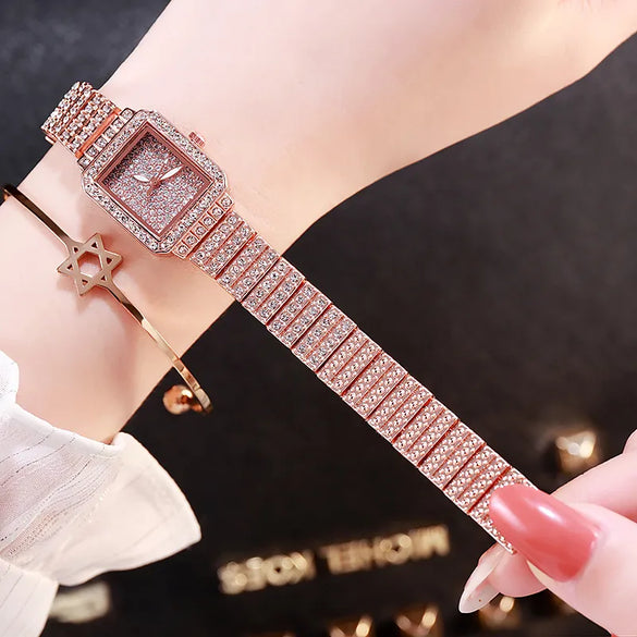 Casual Solid Color Buckle Electronic Women'S Watches